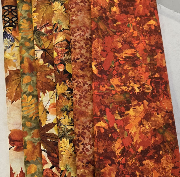 Matt's Mystery Bundles -  4.524 yards  - Autumn # 1 Assorted Remnants