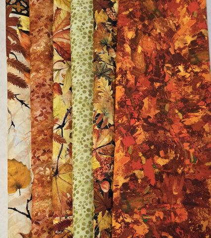 Matt's Mystery Bundles -  4.35 yards - Autumn # 2 - Assorted Remnants