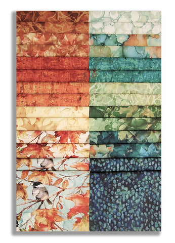 Matt's Pre-Cut 42 Piece 10" Layer Cake - Northcott Digital Print - Autumn Breeze