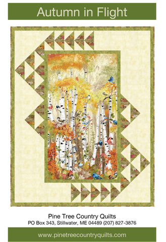 AUTUMN IN FLIGHT - Pine Tree Country Quilts Pattern - DIGITAL DOWNLOAD