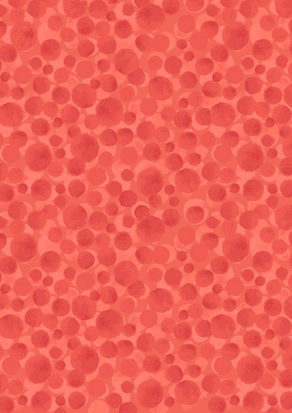 Lewis & Irene Bumbleberries BB014 Polynesian Coral By The Yard