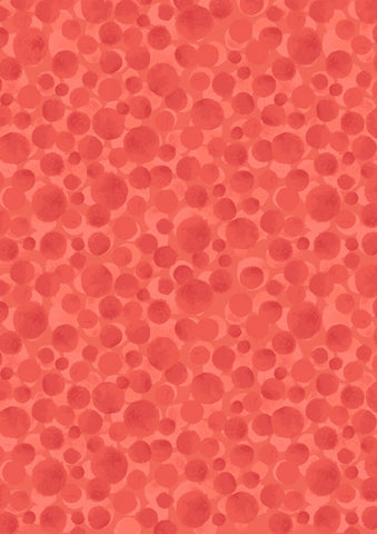 Lewis & Irene Bumbleberries BB014 Polynesian Coral By The Yard