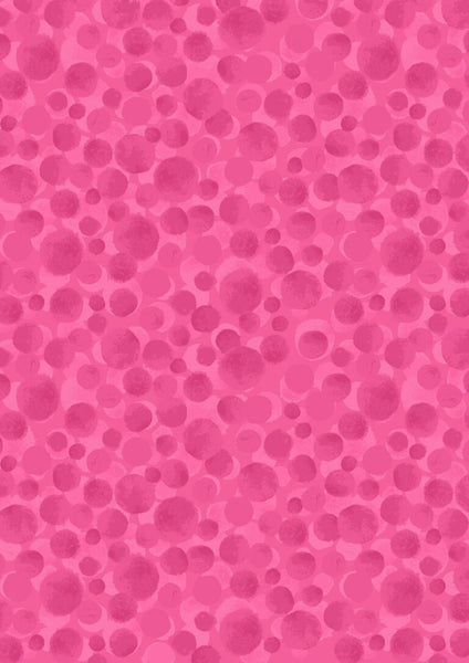 Lewis & Irene Bumbleberries BB015 Carnival Pink By The Yard