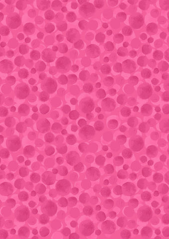 Lewis & Irene Bumbleberries BB015 Carnival Pink By The Yard