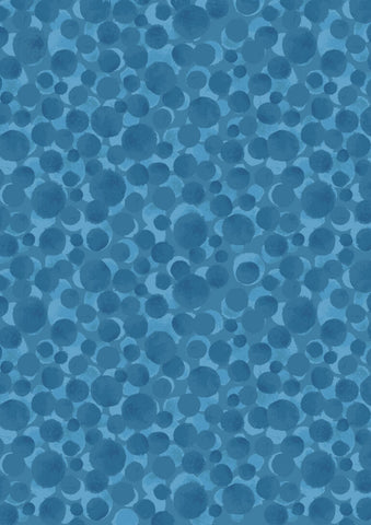 Lewis & Irene Bumbleberries BB016 Cornish Blue By The Yard
