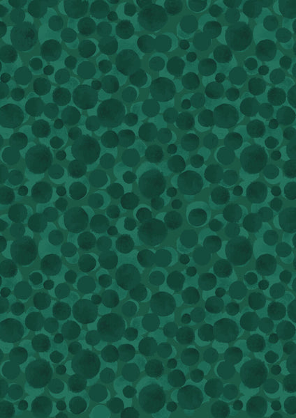 Lewis & Irene Bumbleberries BB025 Nordic Green By The Yard