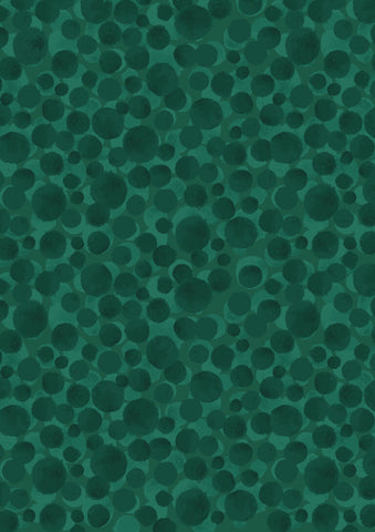 Lewis & Irene Bumbleberries BB025 Nordic Green By The Yard