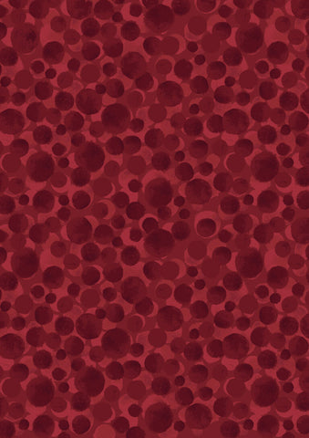 Lewis & Irene Bumbleberries BB026 Dark Red By The Yard