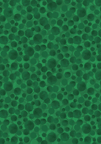 Lewis & Irene Bumbleberries BB300 Christmas Green By The Yard