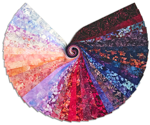 Harvest Bundle - Includes Hoffman Blooms Bali Pop Jelly Roll