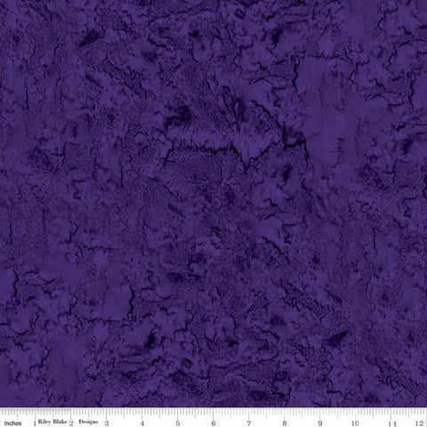 Riley Blake Expressions Hand-Dyes Batiks BT21000 179 Eggplant By The Yard