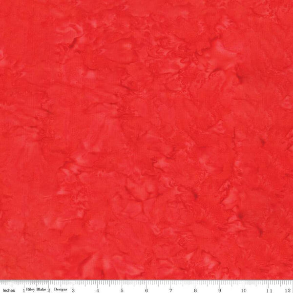 Riley Blake Expressions Hand-Dyes Batiks BT21000 210 Soft Red By The Yard