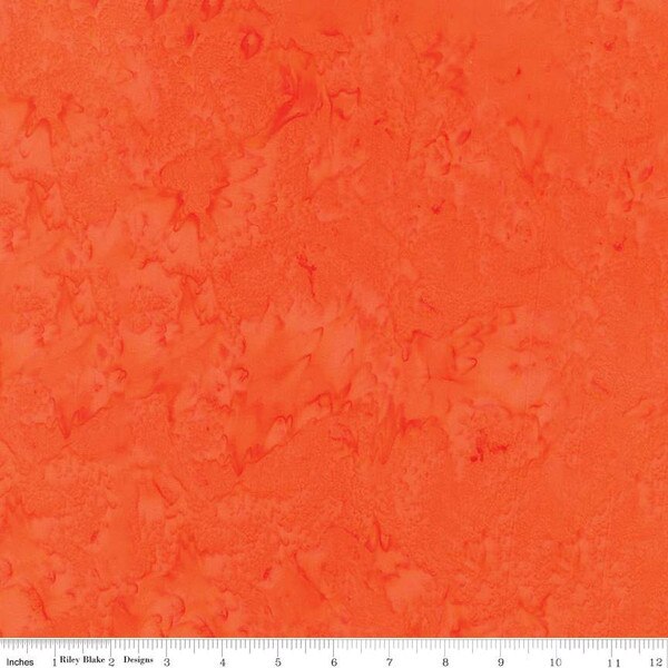 Riley Blake Expressions Hand-Dyes Batiks BT21000 234 Mandarin By The Yard