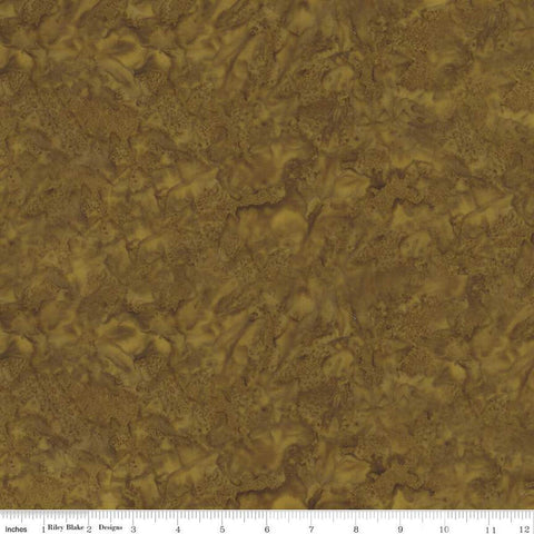 Riley Blake Expressions Hand-Dyes Batiks BT21000 259 Antique Gold By The Yard