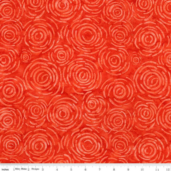 Riley Blake Batiks Carnival Glass BT23360 237 Papaya By The Yard