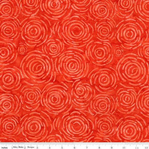 Riley Blake Batiks Carnival Glass BT23360 237 Papaya By The Yard