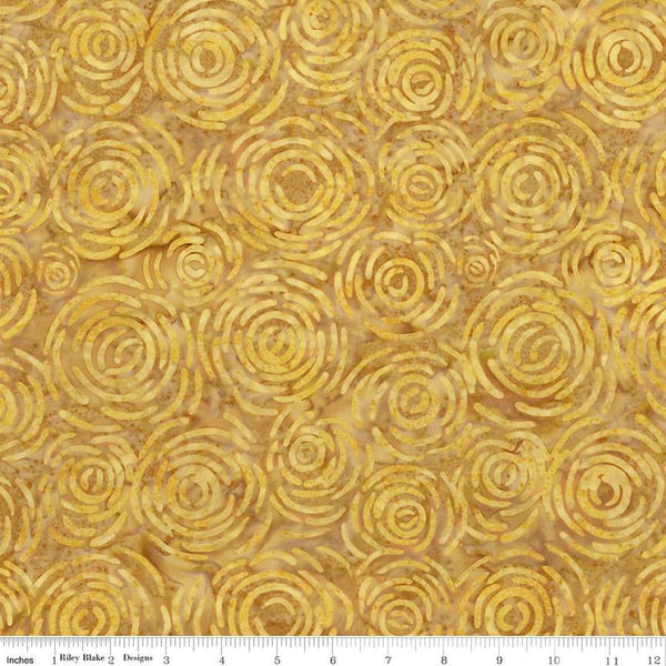 Riley Blake Batiks Carnival Glass BT23360 258 Goldenrod By The Yard