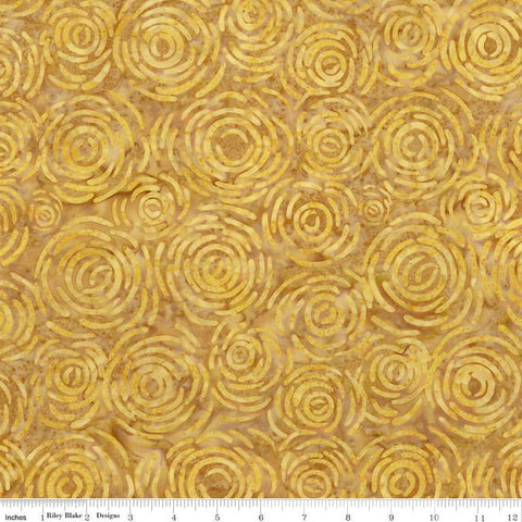 Riley Blake Batiks Carnival Glass BT23360 258 Goldenrod By The Yard