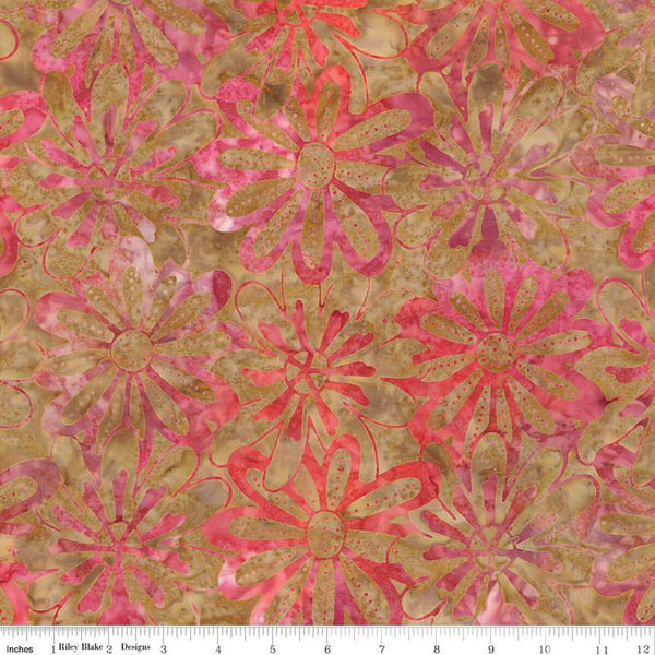 Riley Blake Batiks Carnival Glass BT23362 265 Golden Glory By The Yard