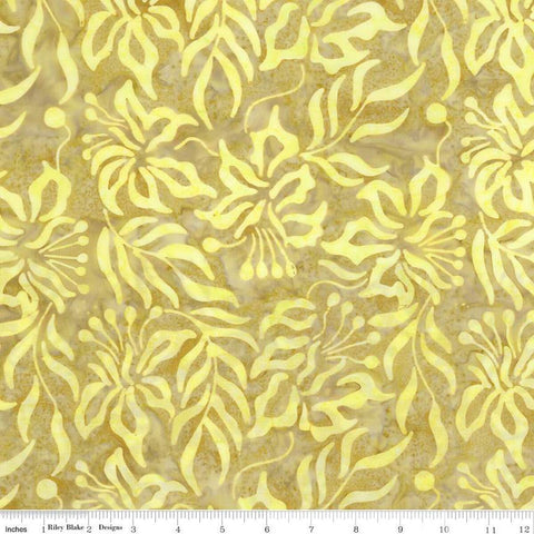 Riley Blake Batiks Carnival Glass BT23363 262 Yellow Cream By The Yard