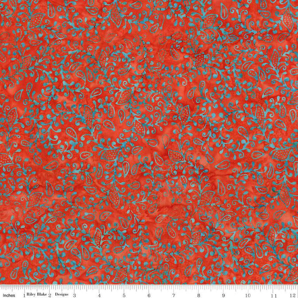 Riley Blake Batiks Carnival Glass BT23364 246 Marmalade Splash By The Yard