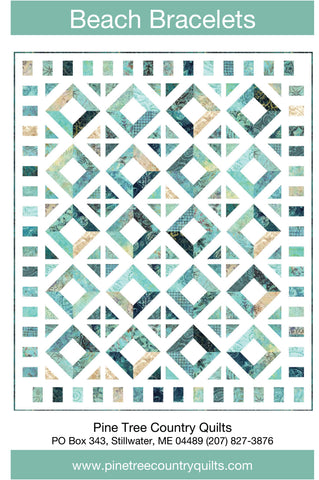 Strandarmbänder – Pine Tree Country Quilts Muster – digitaler Download
