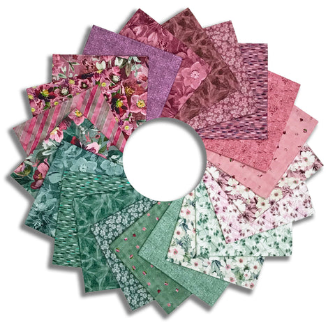 Blank Quilting Pre-Cut 21 Piece Fat Quarter Bundle FB4FQBQ - Lush & Lavish