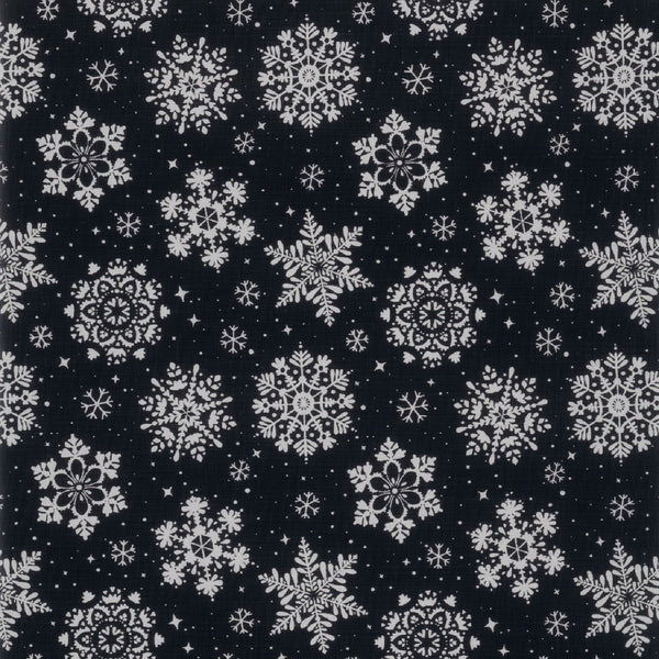 Blank Quilting Holiday Style 3394 99 Black Snowflakes By The Yard