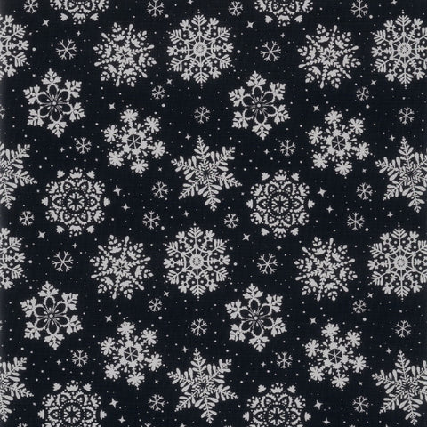 Blank Quilting Holiday Style 3394 99 Black Snowflakes By The Yard