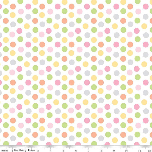 Riley Blake Bundle Of Joy C15294 Multi Dots By The Yard