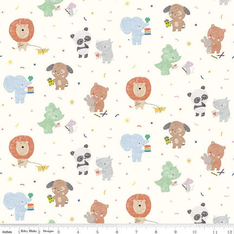 Riley Blake New Box Of Crayons C16510 Cloud Main Print By The Yard