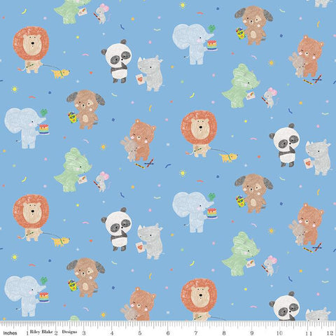 Riley Blake New Box Of Crayons C16510 Sky Main Print By The Yard