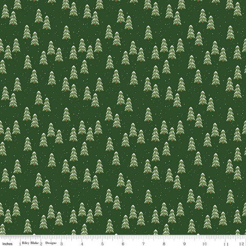 Riley Blake More Christmas Wishes 16556 Forest Pines By The Yard