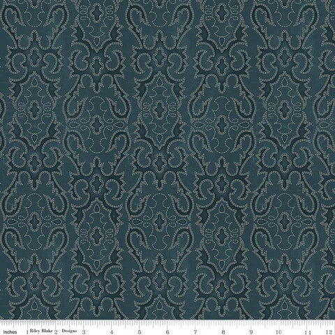 Riley Blake John Wayne American West C16624 Navy Boot Stitching By The Yard