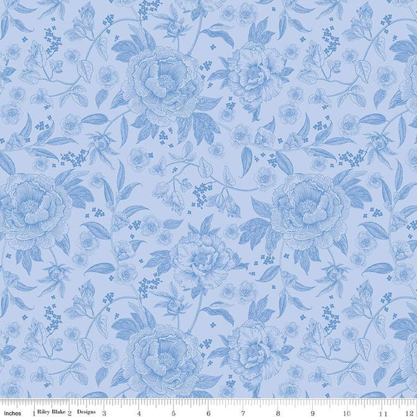 Riley Blake Penelope 16640 Sky Main By The Yard