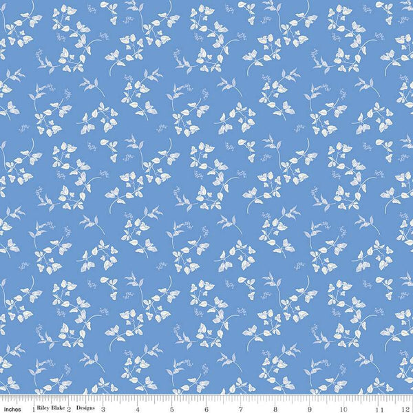 Riley Blake Penelope 16641 Blue Stems By The Yard