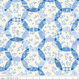 Riley Blake Penelope 16647 Cream Cheater Print By The Yard