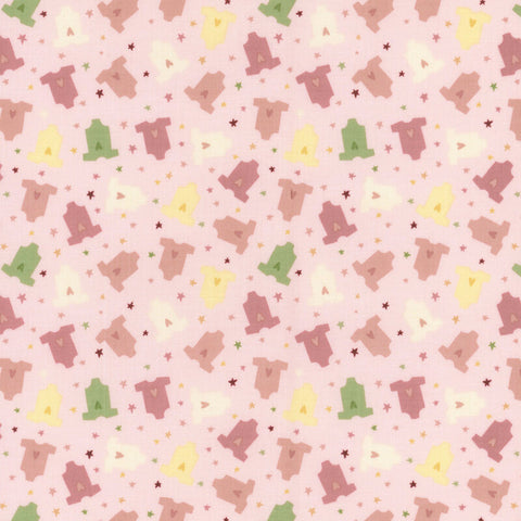 Riley Blake Baby Girl C16774 Pink Onesies By The Yard