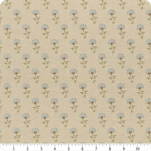 Riley Blake Threads of Grace C16821 Taupe Flora By The Yard