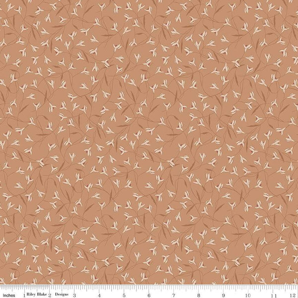 Riley Blake Threads of Grace C16822 Clay Snow Drop By The Yard