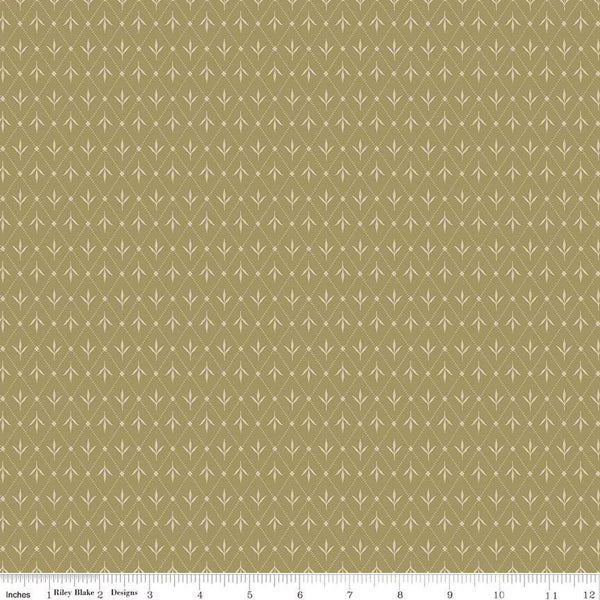 Riley Blake Threads of Grace C16824 Lemongrass Ivy By The Yard