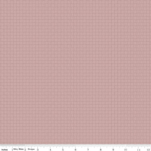 Riley Blake Threads of Grace C16825 Canyon Rose Criss Cross By The Yard