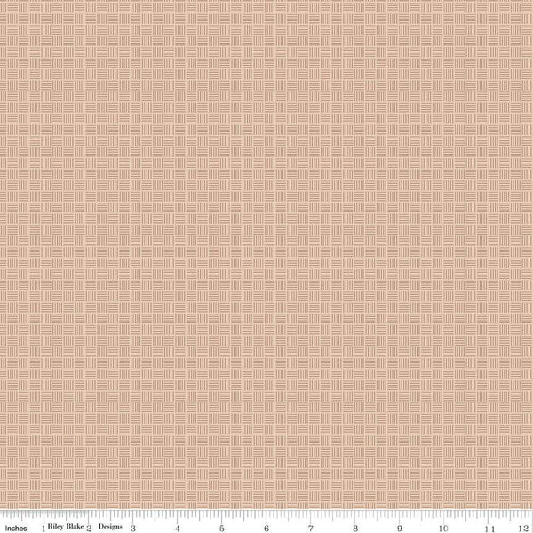 Riley Blake Threads of Grace C16825 Sand Criss Cross By The Yard