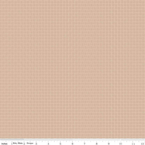 Riley Blake Threads of Grace C16825 Sand Criss Cross By The Yard