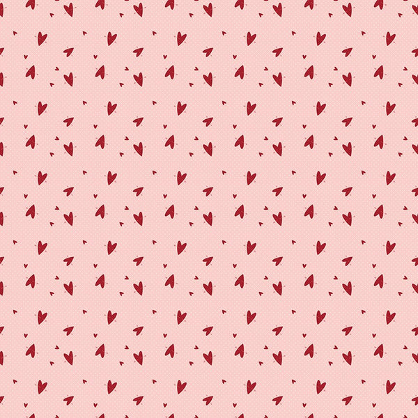 Riley Blake Love You Always C16874 Pink Hearts By The Yard