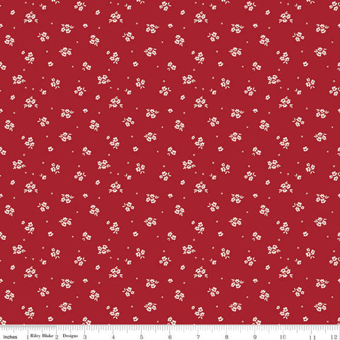 Riley Blake Love You Always C16875 Red Always Ditsy By The Yard