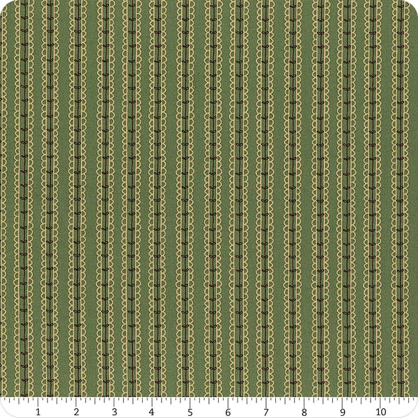 Riley Blake Morning Latte C16927 Green Stripes By The Yard