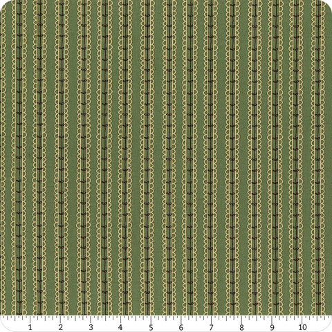 Riley Blake Morning Latte C16927 Green Stripes By The Yard