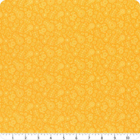 Riley Blake Little Darlin' C16972 Orange Tonal Floral By The Yard
