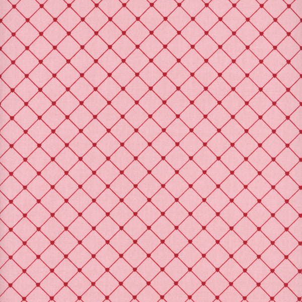 Riley Blake Letters To Cupid C16986 Pink Crisscross By The Yard